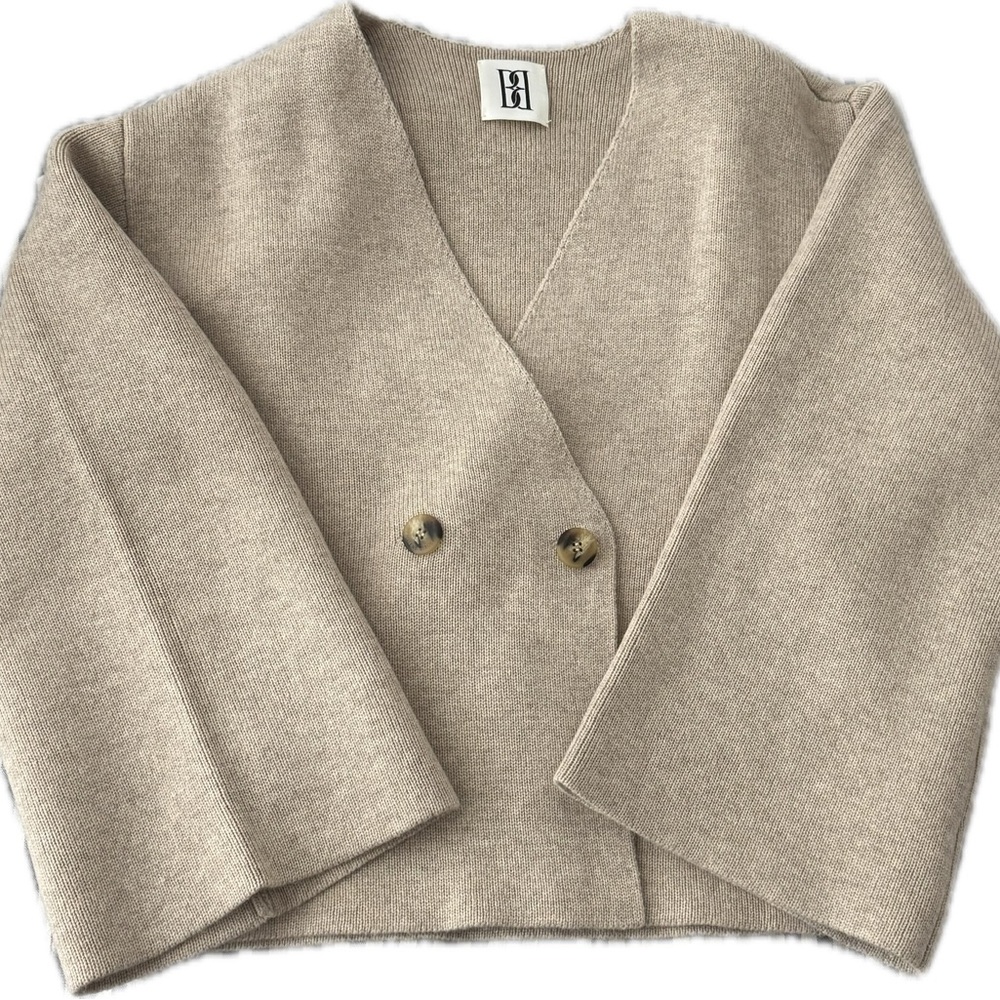 By Malene Birger Tan Cardigan Sweater